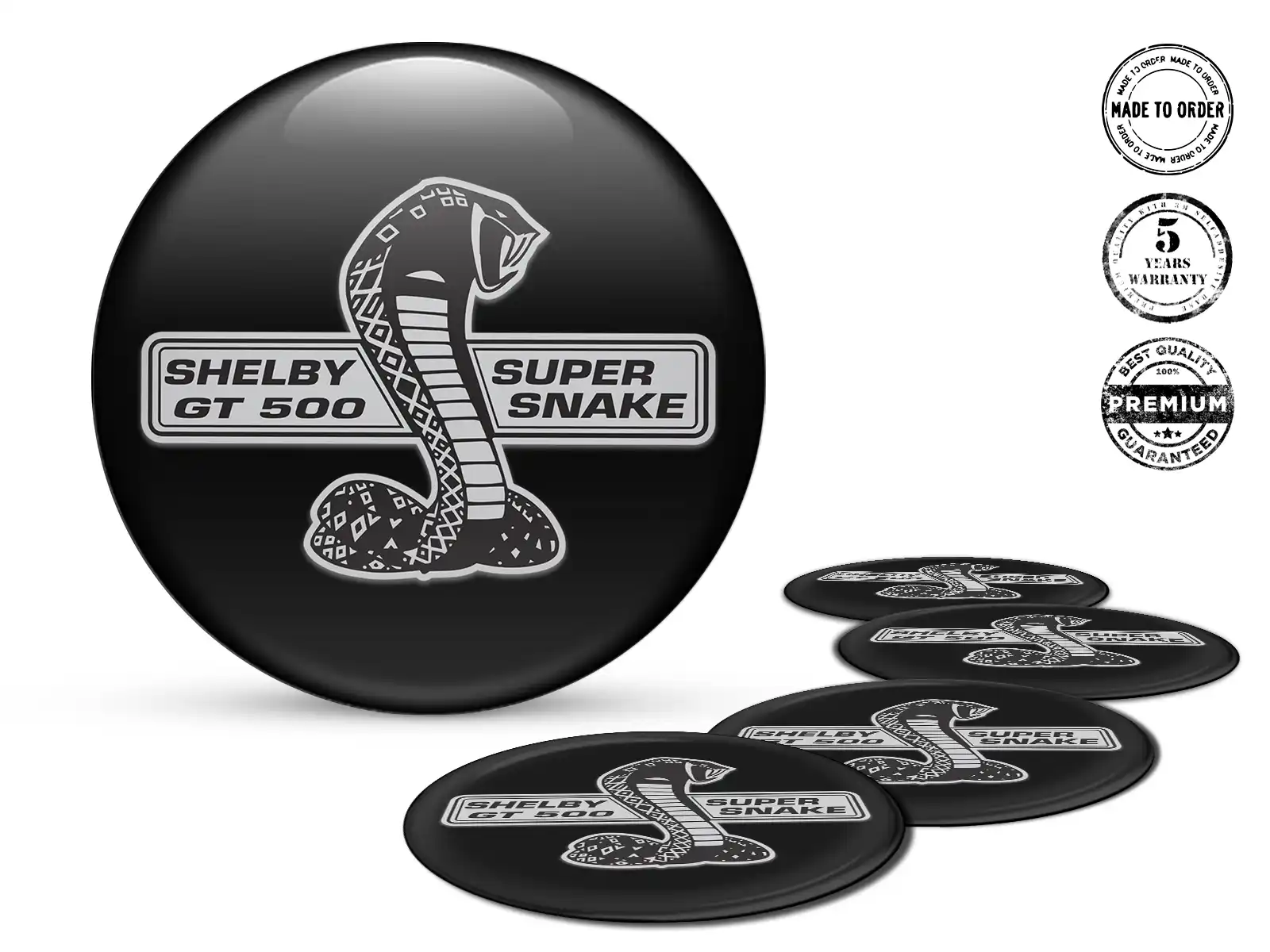 Shelby Felgenaufkleber Edition Epoxy-Dome-Upgrade
